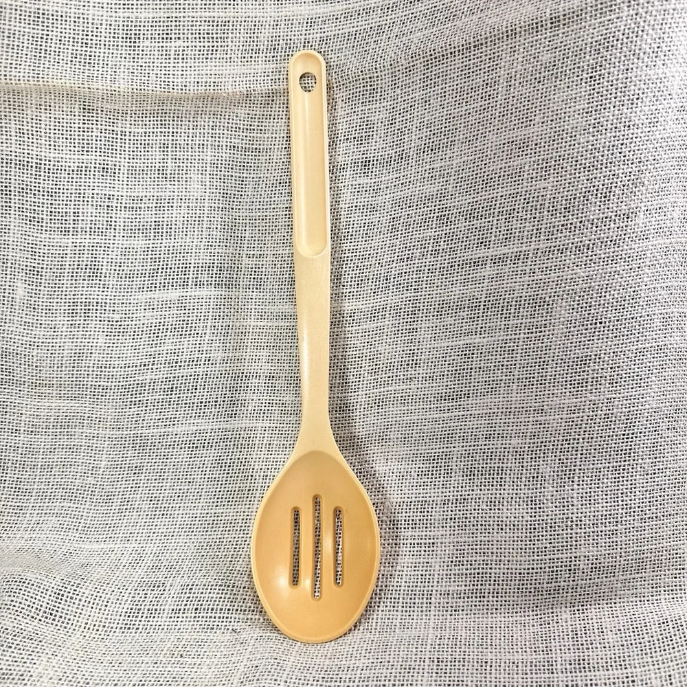 Tupperware E Series Slotted Spoon #1815 Yellow 12